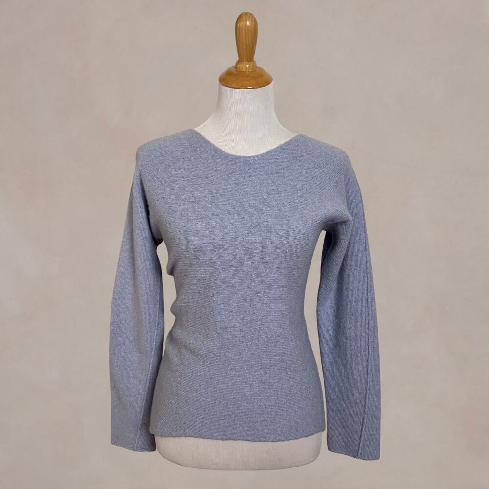 Bianco & Blue‎ Cashmere Merino Wool Sweater Made in Italy L